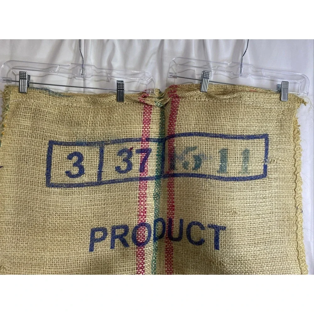 Vintage Product of Columbia Coffee 3 Color Burlap Decorative 70 Kilos Bags‎